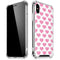 Plush Pink Hearts iPhone X/XS Clear Case