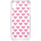Plush Pink Hearts iPhone XS Clear Case