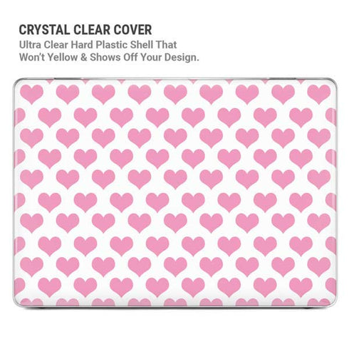 Plush Pink Hearts MacBook Pro 14in (2021-24) Case plus Skin