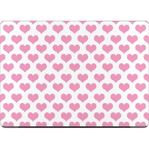 Plush Pink Hearts Apple MacBook Pro 14-inch Skin