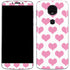 Plush Pink Hearts Moto E5 Plus Skin