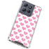 Plush Pink Hearts Moto G 5G (2025) Clear Case