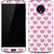 Plush Pink Hearts Moto G6 Skin
