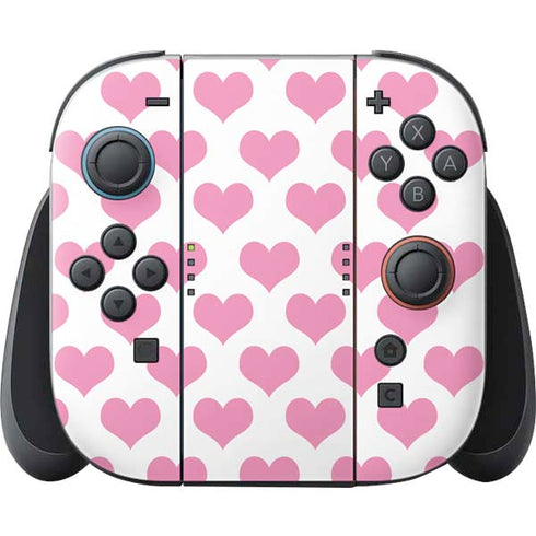 Plush Pink Hearts Nintendo Skins