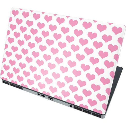 Plush Pink Hearts Dell Precision Skin