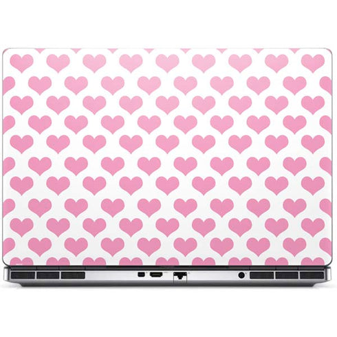 Plush Pink Hearts Dell Precision Skin