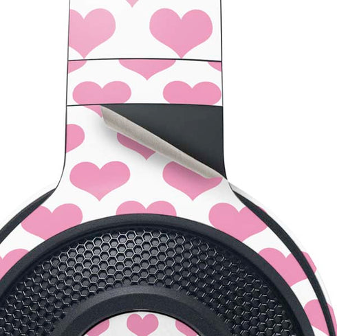 Plush Pink Hearts Razer Kraken X Skin