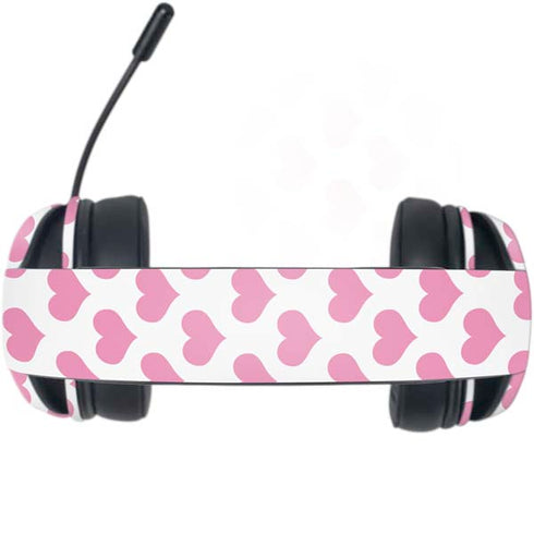 Plush Pink Hearts Razer Kraken X Skin