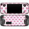 Plush Pink Hearts Steam Deck Handheld Gaming Computer OLED Skin