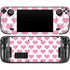 Plush Pink Hearts Steam Deck Handheld Gaming Computer Skin