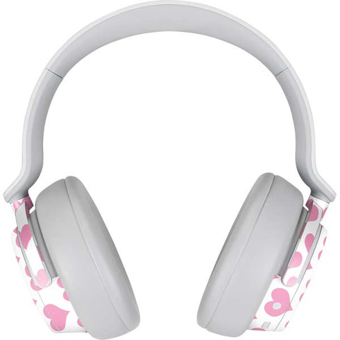 Plush Pink Hearts Surface Headphones Skin