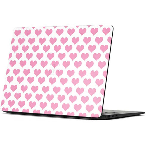 Plush Pink Hearts Surface Laptop 7 13.8in Skin