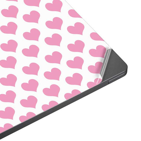 Plush Pink Hearts Surface Laptop 7 13.8in Skin