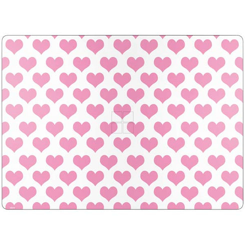 Plush Pink Hearts Surface Laptop 7 15in Skin