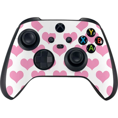 Plush Pink Hearts Xbox Series X Skins