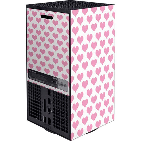 Plush Pink Hearts XBox Series X Digital Edition Bundle Skin