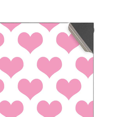Plush Pink Hearts XBox Series X Digital Edition Console Skin
