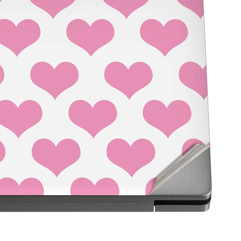 Plush Pink Hearts Dell XPS Skin
