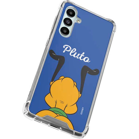 Disney Friends Pluto Backwards Galaxy A16 5G Clear Case