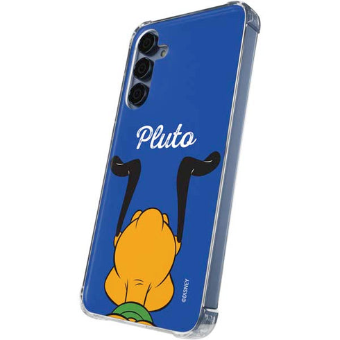 Disney Friends Pluto Backwards Galaxy A55 5G Clear Case