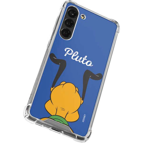 Disney Friends Pluto Backwards Galaxy S24 FE Clear Case