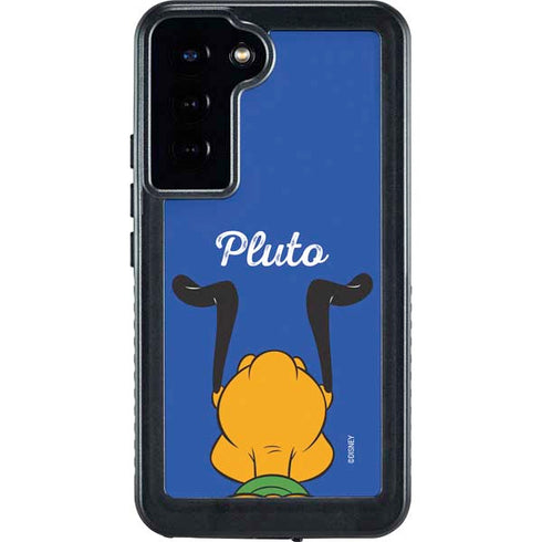 Disney Friends Pluto Backwards Galaxy S24 Plus Waterproof Case