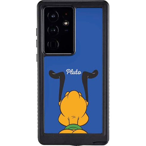 Disney Friends Pluto Backwards Galaxy S24 Ultra Waterproof Case