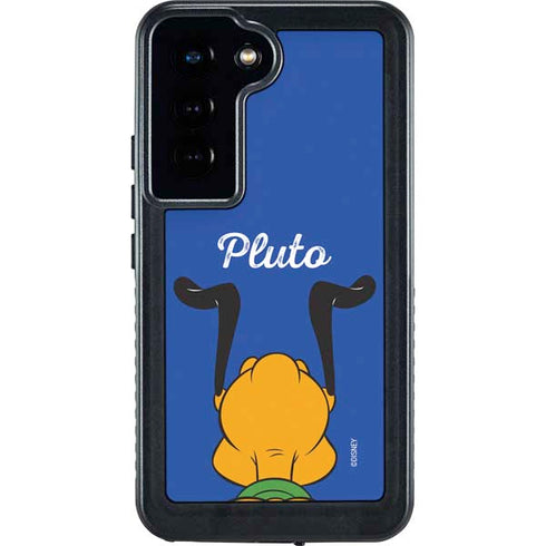 Disney Friends Pluto Backwards Galaxy S24 Waterproof Case