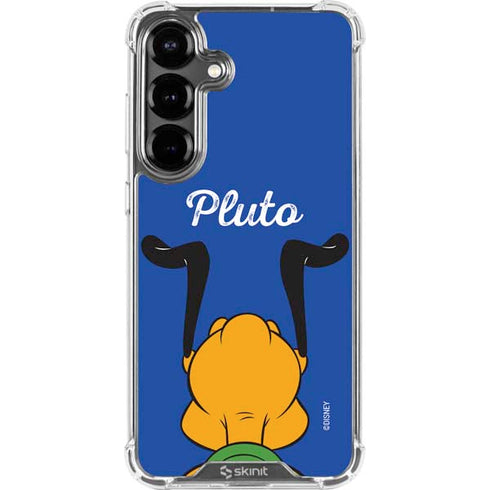 Disney Friends Pluto Backwards Galaxy S26 Clear Case