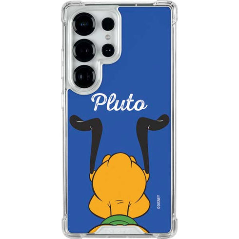 Disney Friends Pluto Backwards Galaxy S26 Ultra Clear Case
