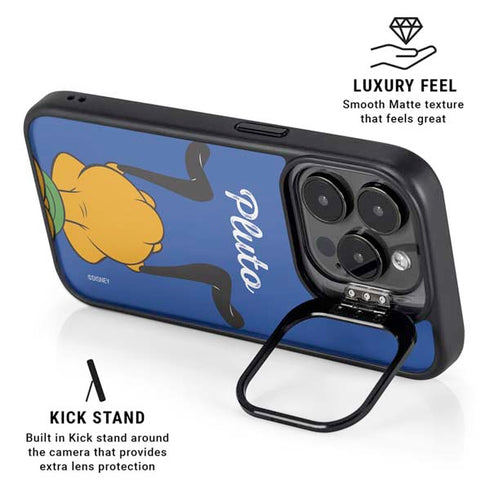 Disney Friends Pluto Backwards iPhone 13 Pro Kickstand Case