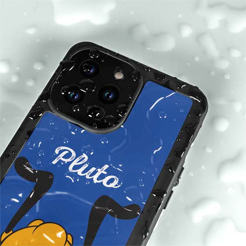 Disney Friends Pluto Backwards iPhone 15 Pro Waterproof Case