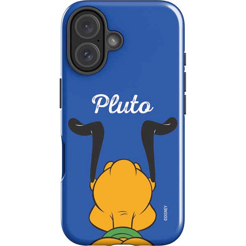 Disney Friends Pluto Backwards iPhone 16 Impact Case