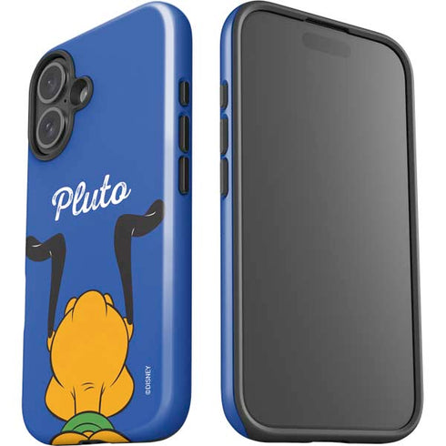 Disney Friends Pluto Backwards iPhone 16 Plus Impact Case