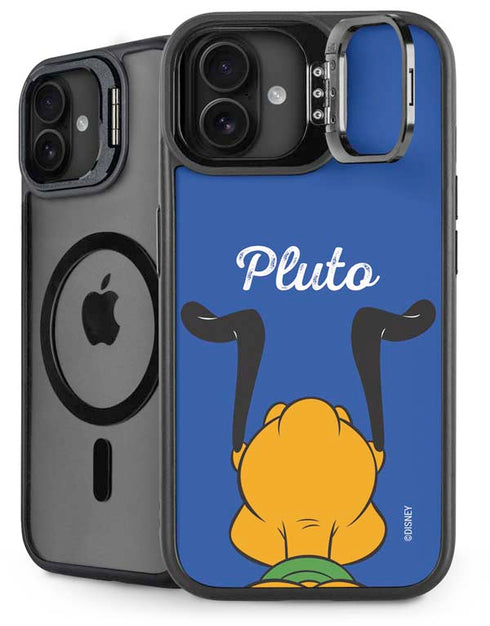 Disney Friends Pluto Backwards iPhone 16 Plus Kickstand Case