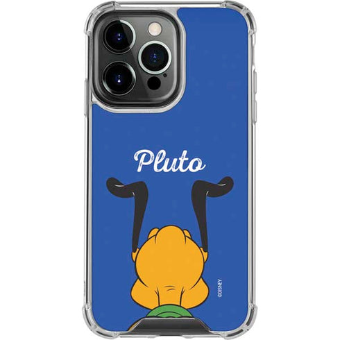 Disney Friends Pluto Backwards iPhone 16 Pro Clear Case