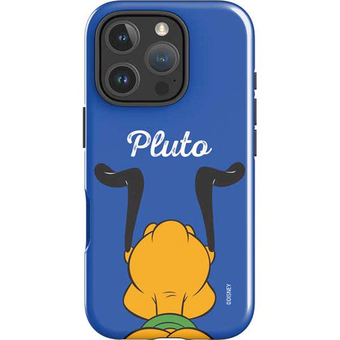 Disney Friends Pluto Backwards iPhone 16 Pro Impact Case