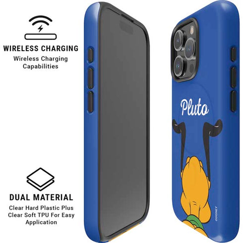Disney Friends Pluto Backwards iPhone 16 Pro Max Magsafe Impact Case