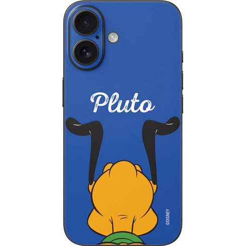 Disney Friends Pluto Backwards iPhone 16 Skin