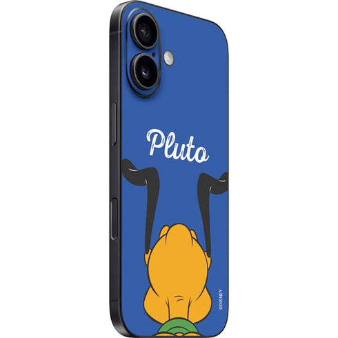 Disney Friends Pluto Backwards iPhone 16 Skin