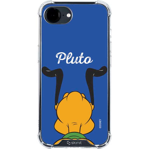 Disney Friends Pluto Backwards iPhone 16e Clear Case