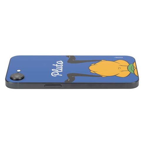 Disney Friends Pluto Backwards iPhone 16e Skin