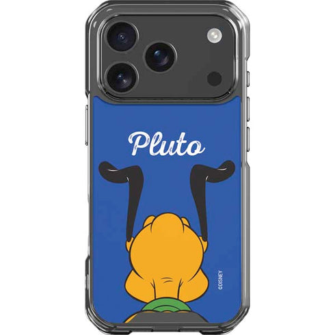 Disney Friends Pluto Backwards iPhone 18 Pro Clear Case
