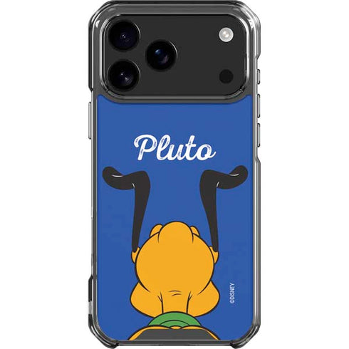Disney Friends Pluto Backwards iPhone 18 Pro Max Clear Case