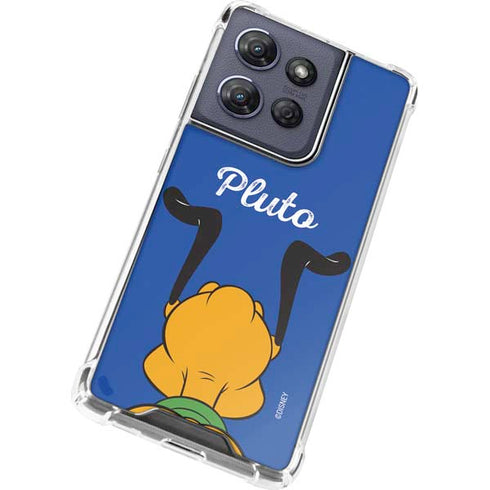 Disney Friends Pluto Backwards Moto G Play 5G (2025) Clear Case