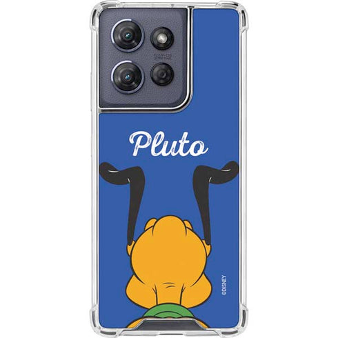 Disney Friends Pluto Backwards Moto G Power 5G (2025) Clear Case