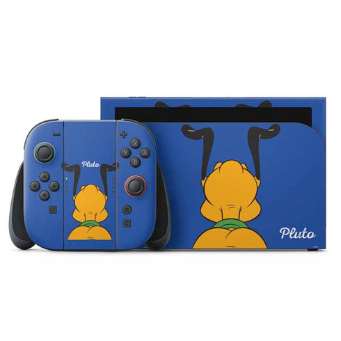 Disney Friends Pluto Backwards Nintendo Switch 2 (2025) with Joy-Con Skin