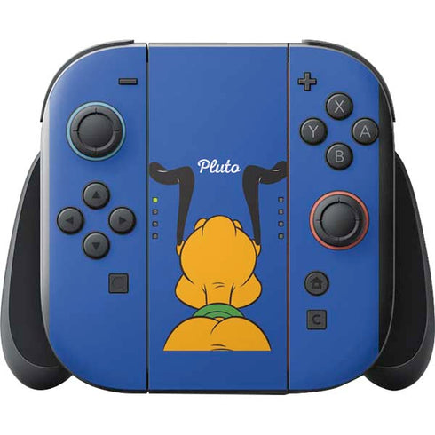 Disney Friends Pluto Backwards Nintendo Switch 2 (2025) with Joy-Con Skin