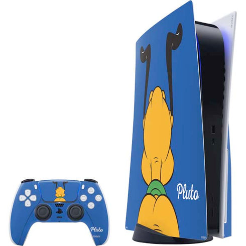 Disney Friends Pluto Backwards PlayStation PS5 Skins