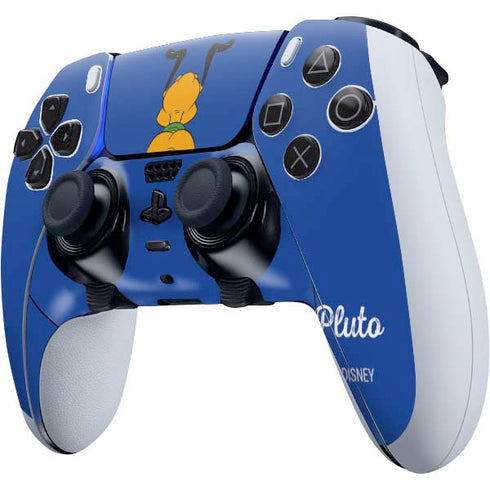 Disney Friends Pluto Backwards PS5 DualSense Edge Pro Controller Skin